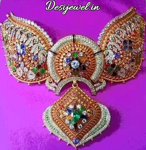 New and Latest Design of Rajasthani Desi gold Jodha-Haar 