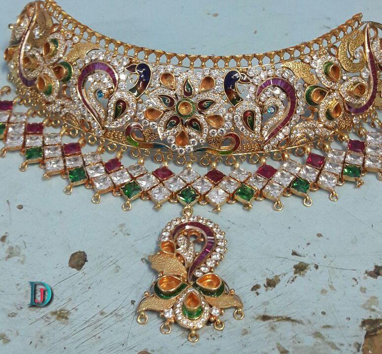 New and Latest Design of Rajasthani Desi gold Jodha-Haar 