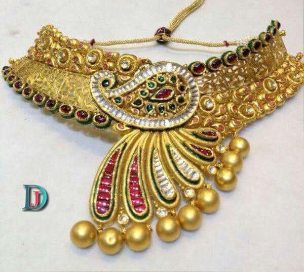 New and Latest Design of Rajasthani Desi gold Jodha-Haar 