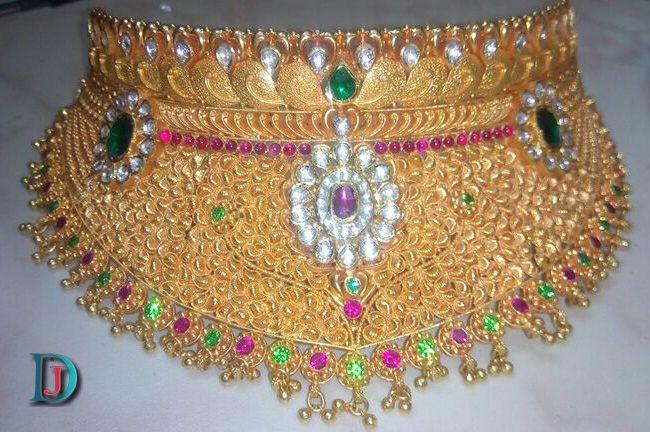 New and Latest Design of Rajasthani Desi gold Jodha-Haar 