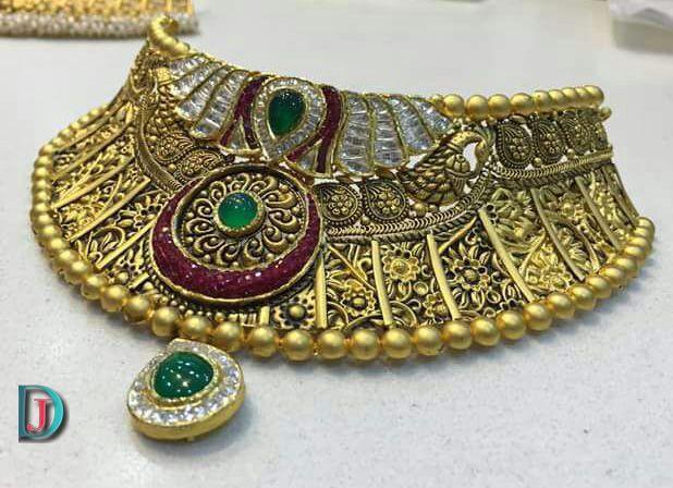 New and Latest Design of Rajasthani Desi gold Jodha-Haar 