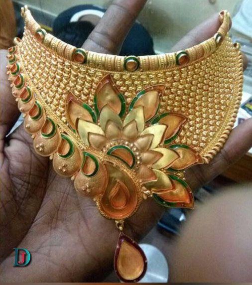 New and Latest Design of Rajasthani Desi gold Jodha-Haar 