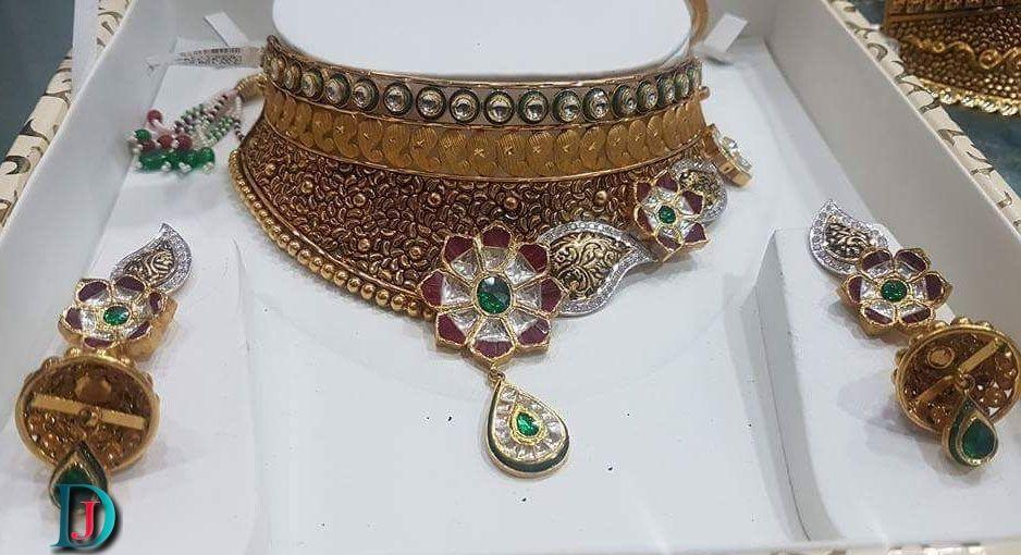 New and Latest Design of Rajasthani Desi gold Jodha-Haar 