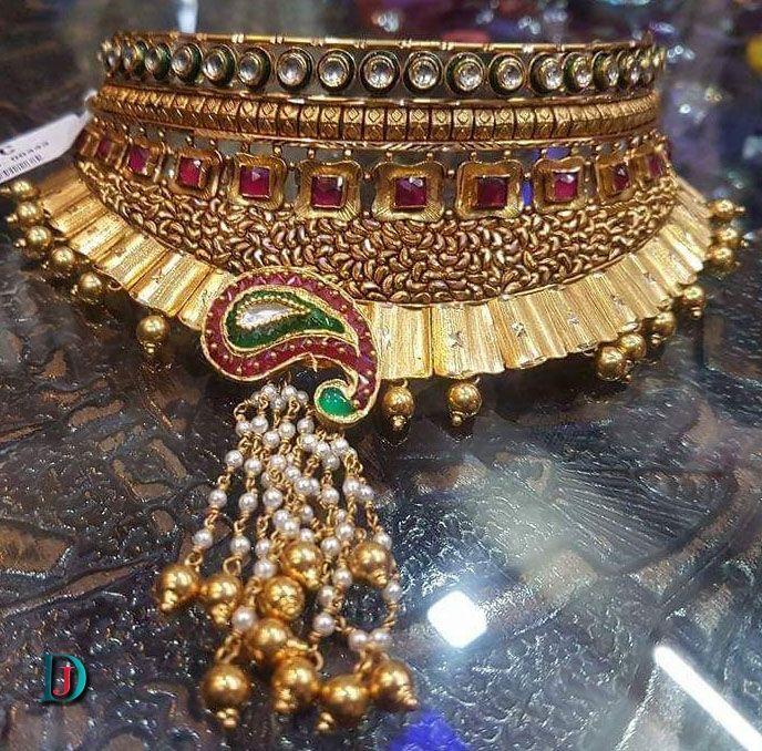New and Latest Design of Rajasthani Desi gold Jodha-Haar 