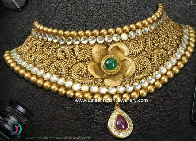New and Latest Design of Rajasthani Desi gold Jodha-Haar 