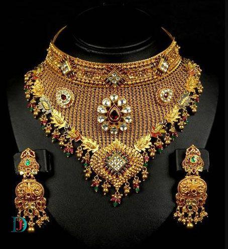New and Latest Design of Rajasthani Desi gold Jodha-Haar 