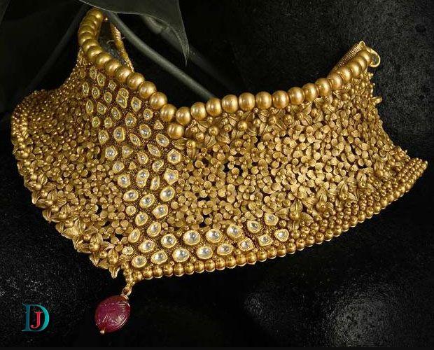 New and Latest Design of Rajasthani Desi gold Jodha-Haar 