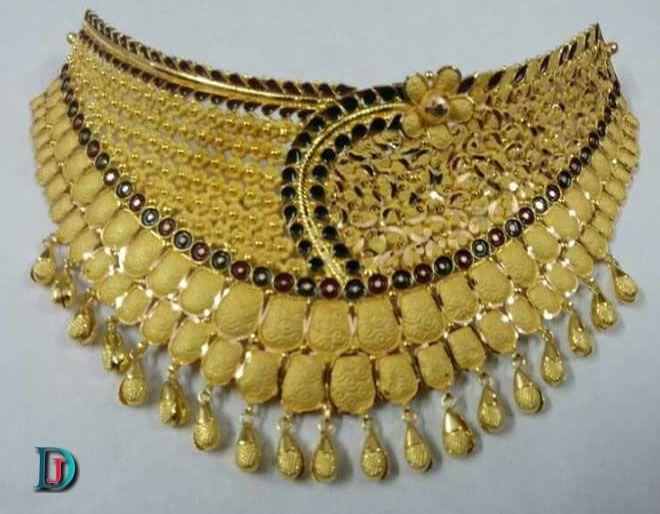New and Latest Design of Rajasthani Desi gold Jodha-Haar 