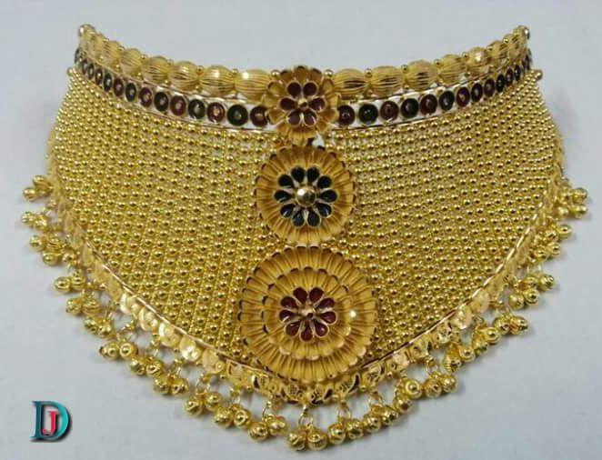 New and Latest Design of Rajasthani Desi gold Jodha-Haar 