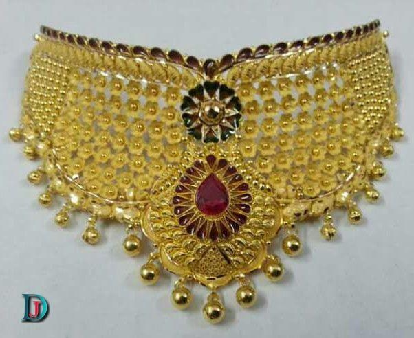 New and Latest Design of Rajasthani Desi gold Jodha-Haar 