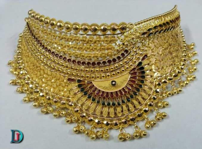 New and Latest Design of Rajasthani Desi gold Jodha-Haar 