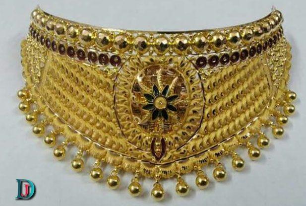 New and Latest Design of Rajasthani Desi gold Jodha-Haar 