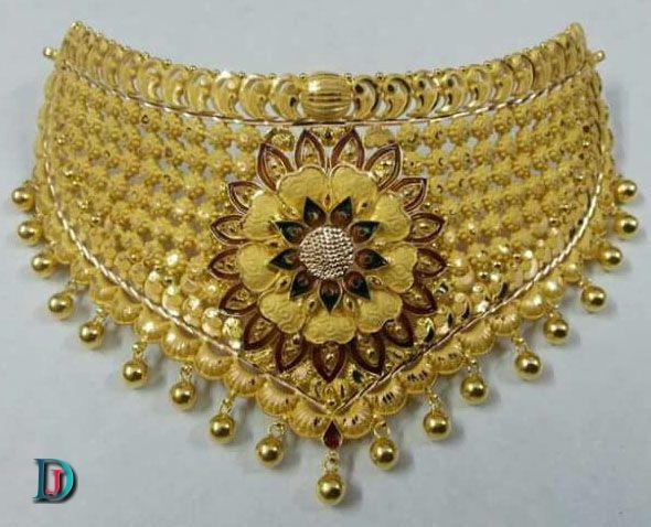New and Latest Design of Rajasthani Desi gold Jodha-Haar 