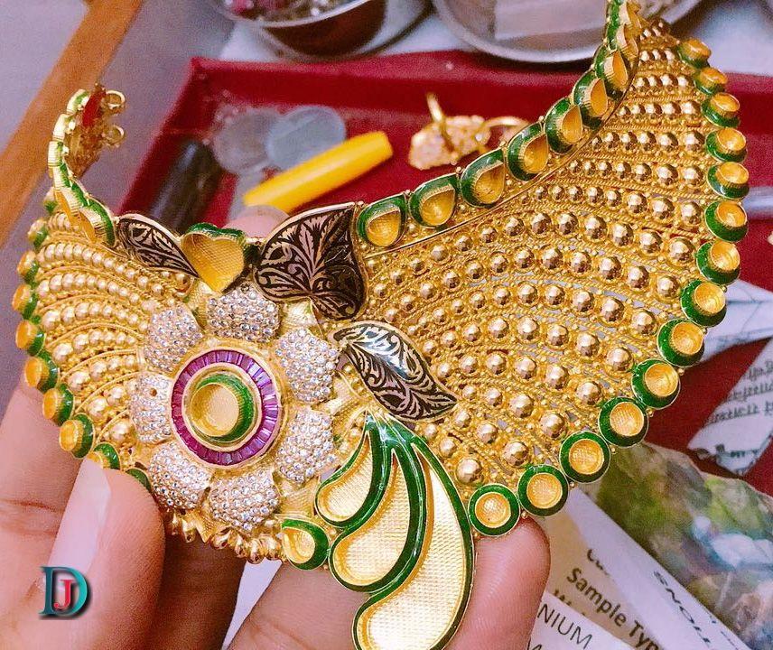 New and Latest Design of Rajasthani Desi gold Jodha-Haar 
