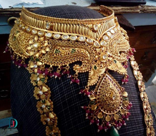 New and Latest Design of Rajasthani Desi gold Jodha-Haar 