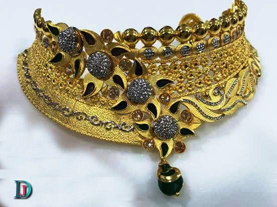 New and Latest Design of Rajasthani Desi gold Jodha-Haar 
