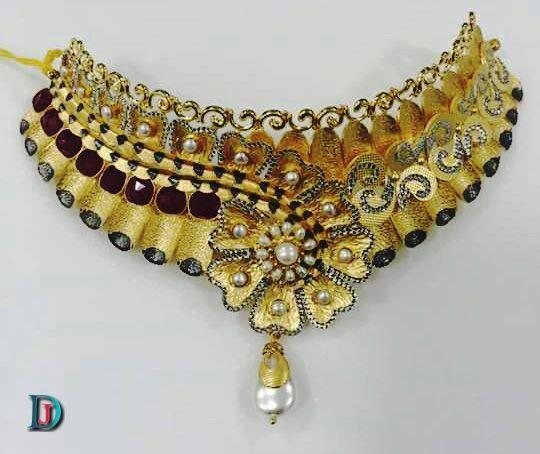 New and Latest Design of Rajasthani Desi gold Jodha-Haar 