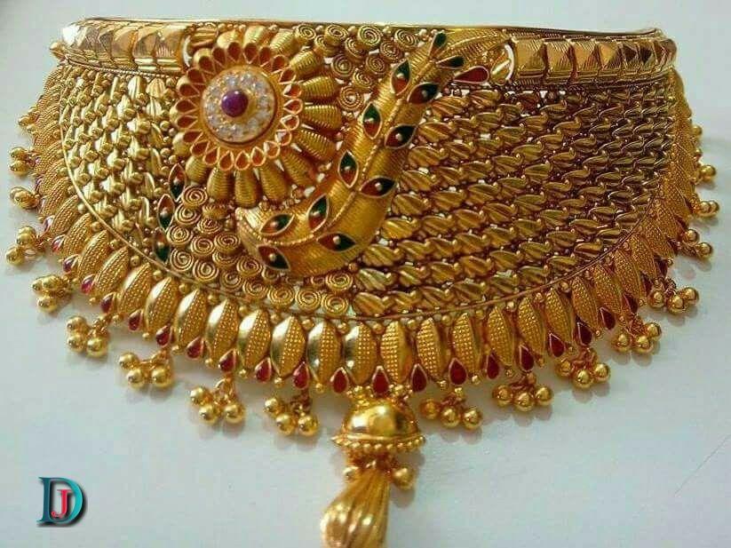 New and Latest Design of Rajasthani Desi gold Jodha-Haar 