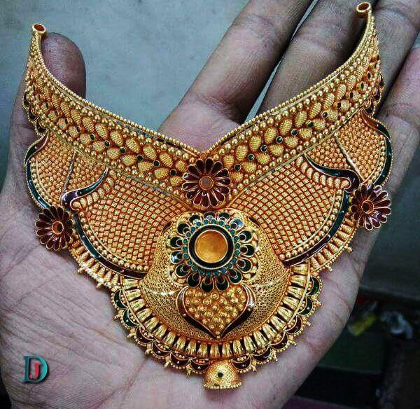 New and Latest Design of Rajasthani Desi gold Jodha-Haar 