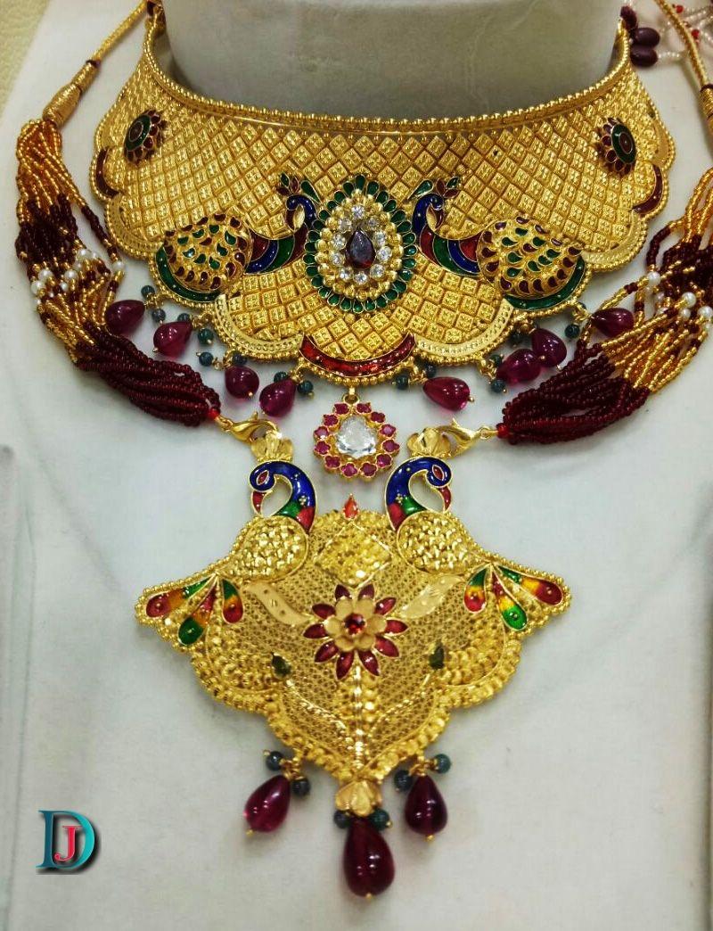 New and Latest Design of Rajasthani Desi gold Jodha-Haar 