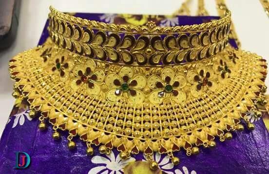 New and Latest Design of Rajasthani Desi gold Jodha-Haar 
