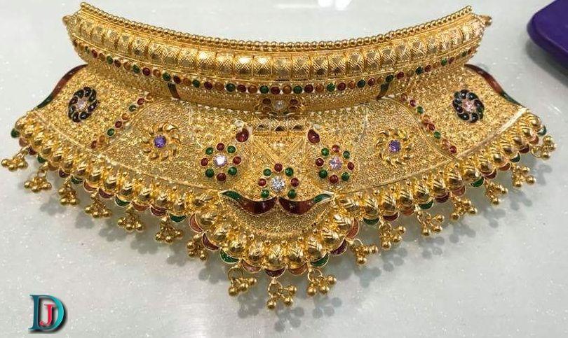 New and Latest Design of Rajasthani Desi gold Jodha-Haar 