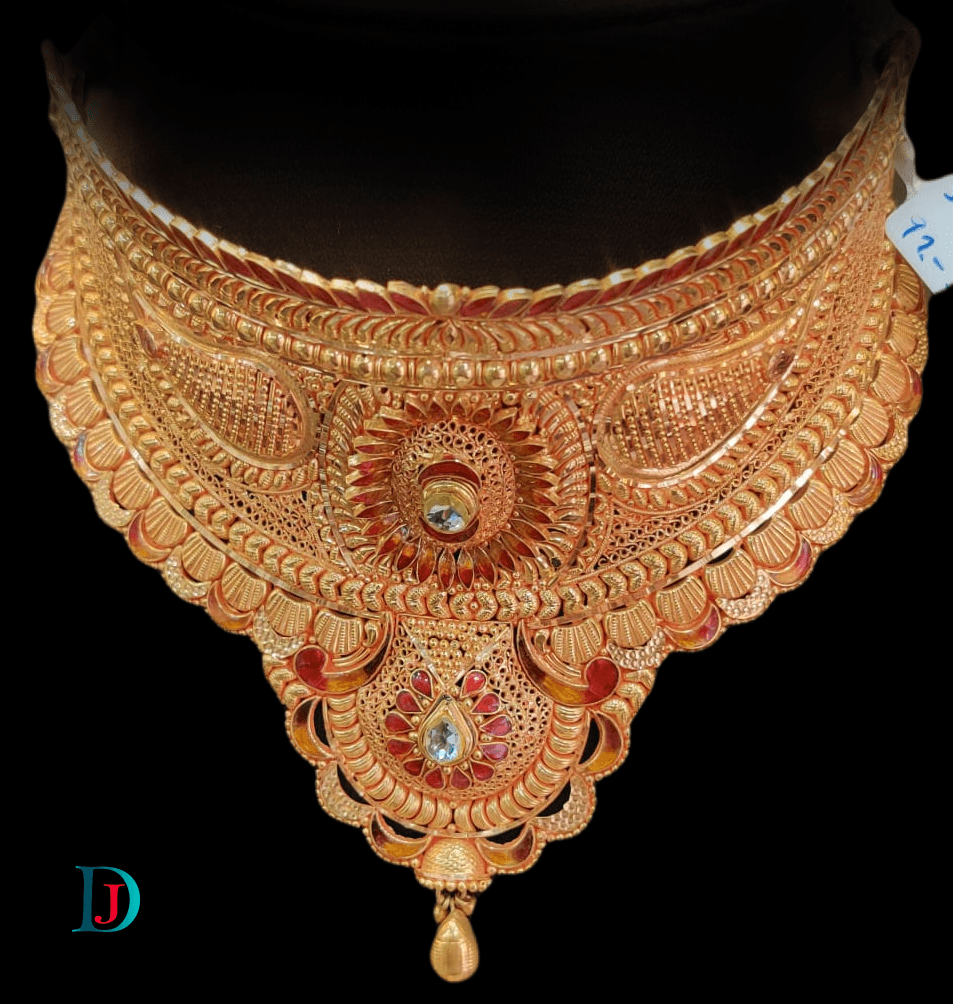 New and Latest Design of Desi Indian Rajasthani Gold Jodha-Haar 