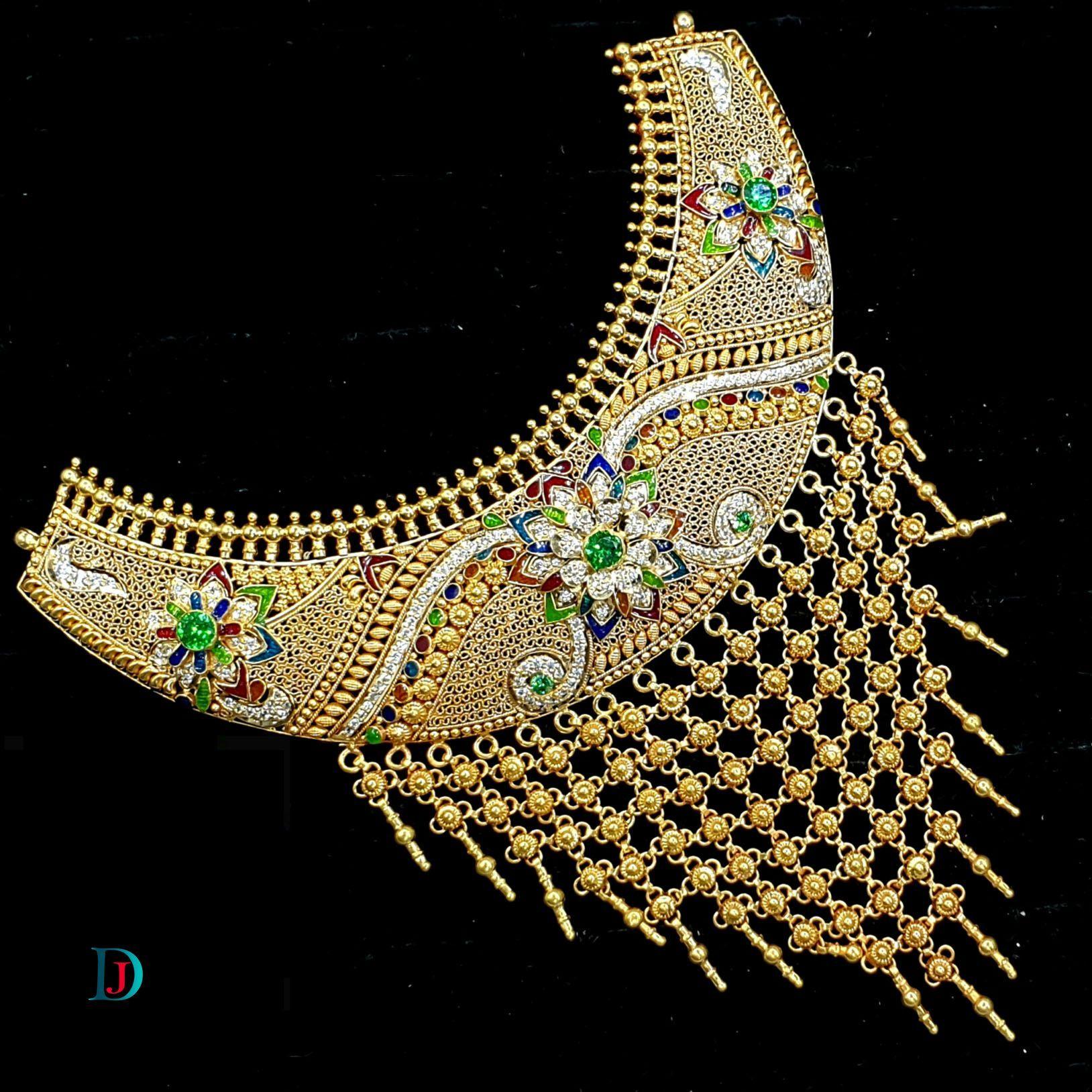 New and Latest Design of Desi Indian Rajasthani Gold Jodha-Haar 