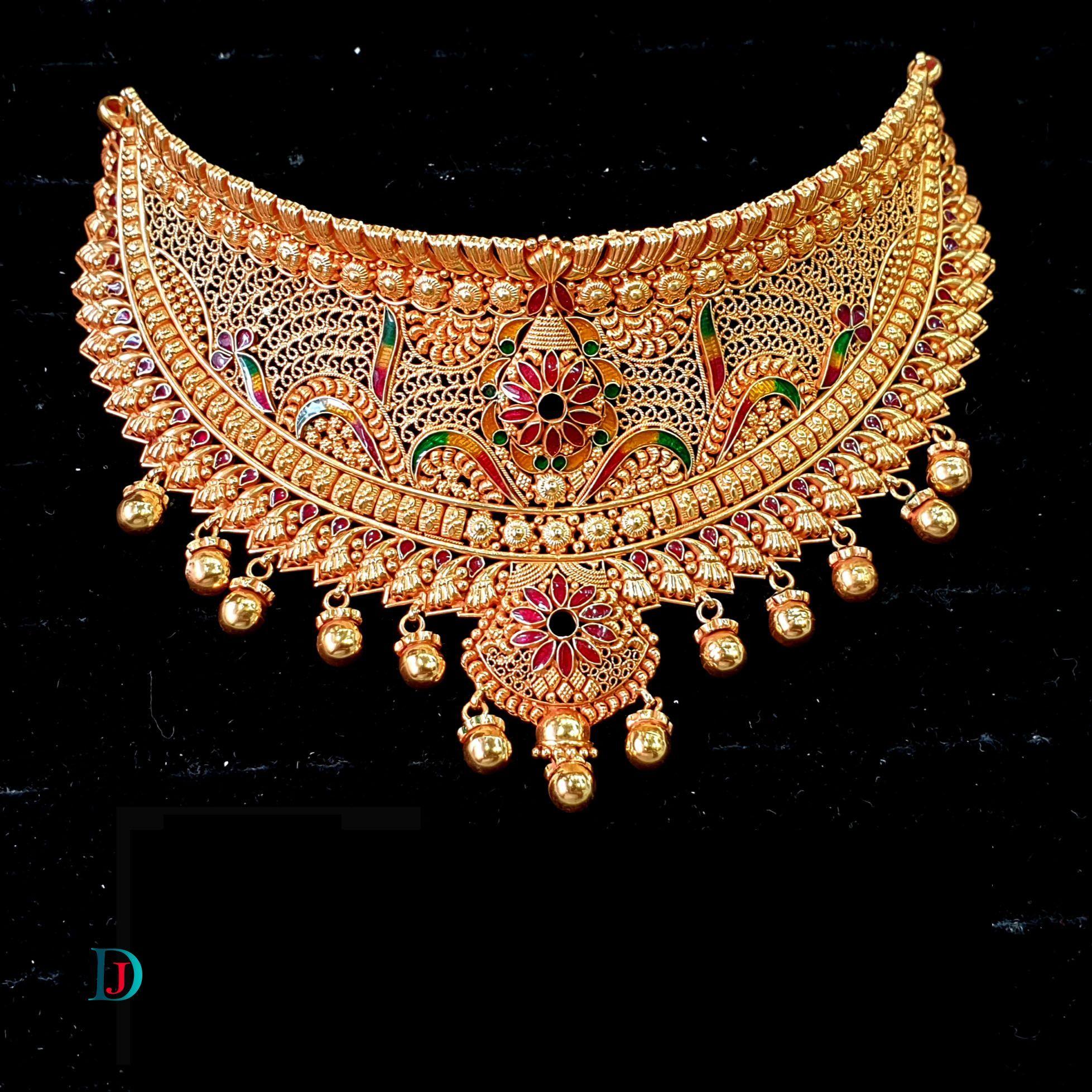 New and Latest Design of Desi Indian Rajasthani Gold Jodha-Haar 