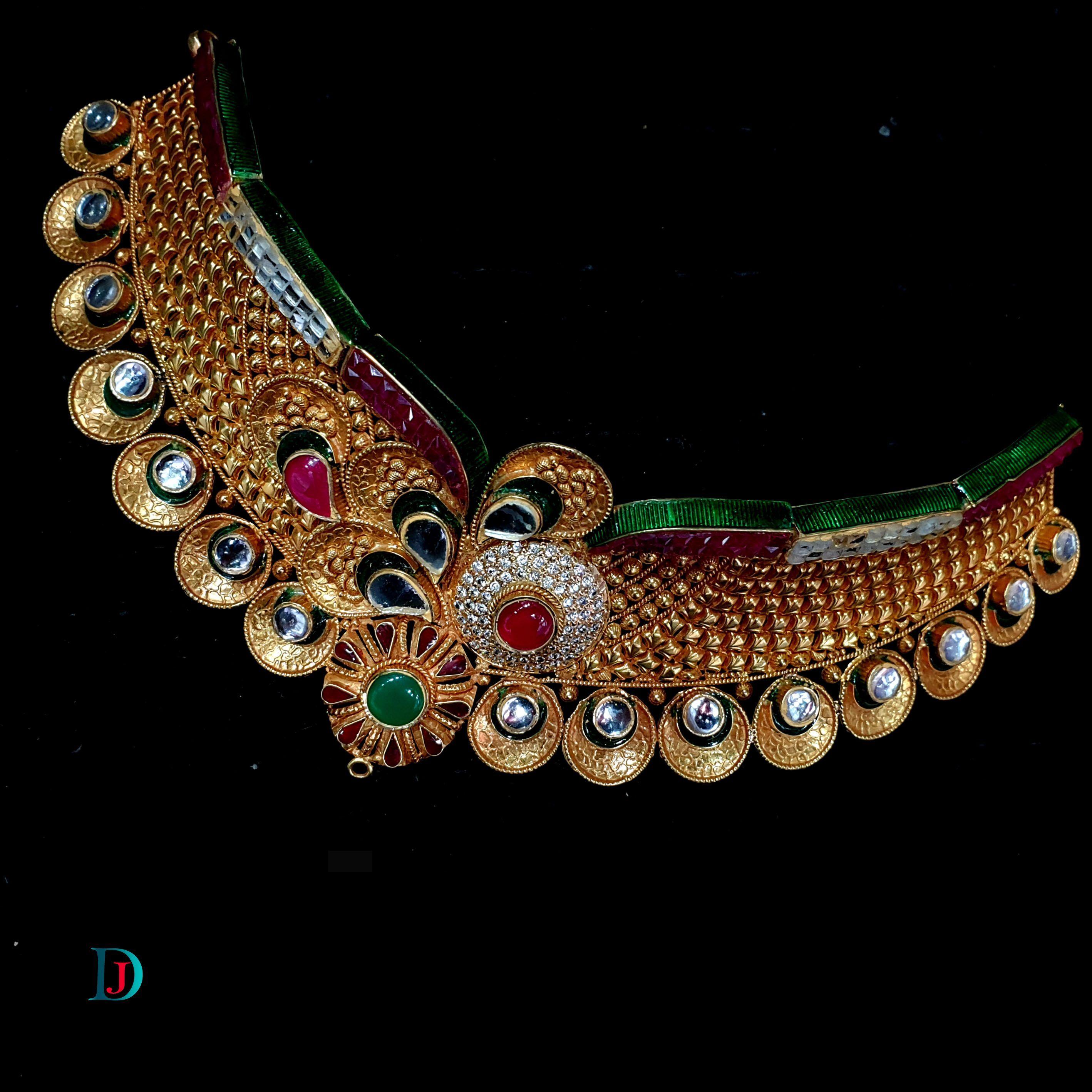 New and Latest Design of Desi Indian Rajasthani Gold Jodha-Haar 