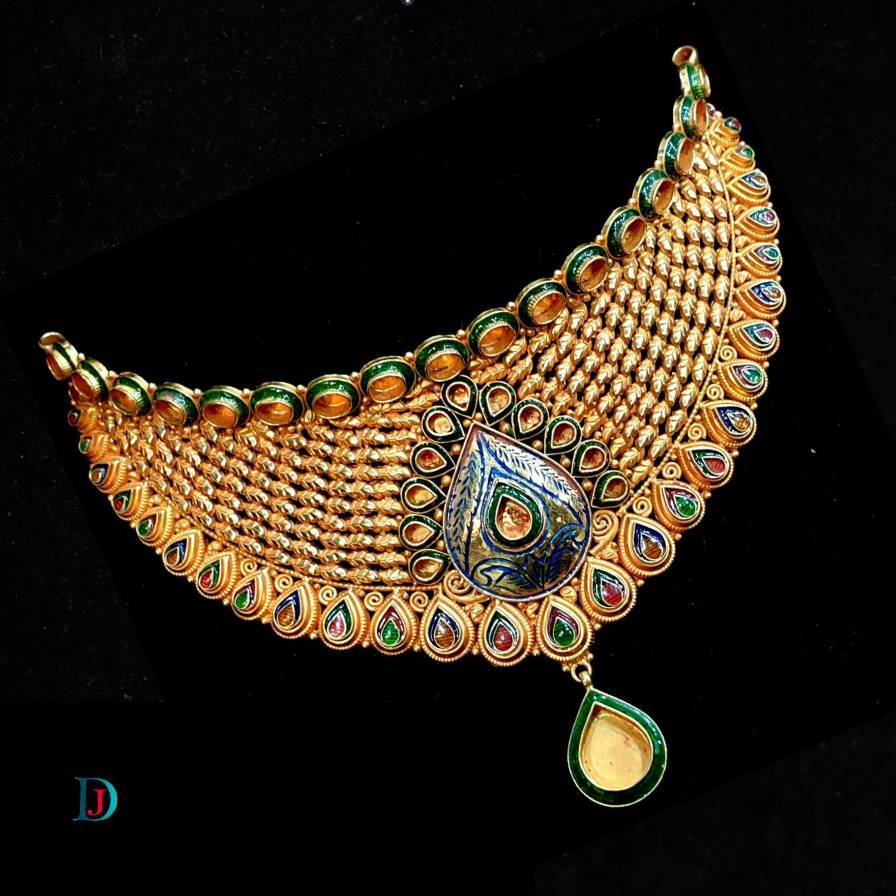 New and Latest Design of Desi Indian Rajasthani Gold Jodha-Haar 
