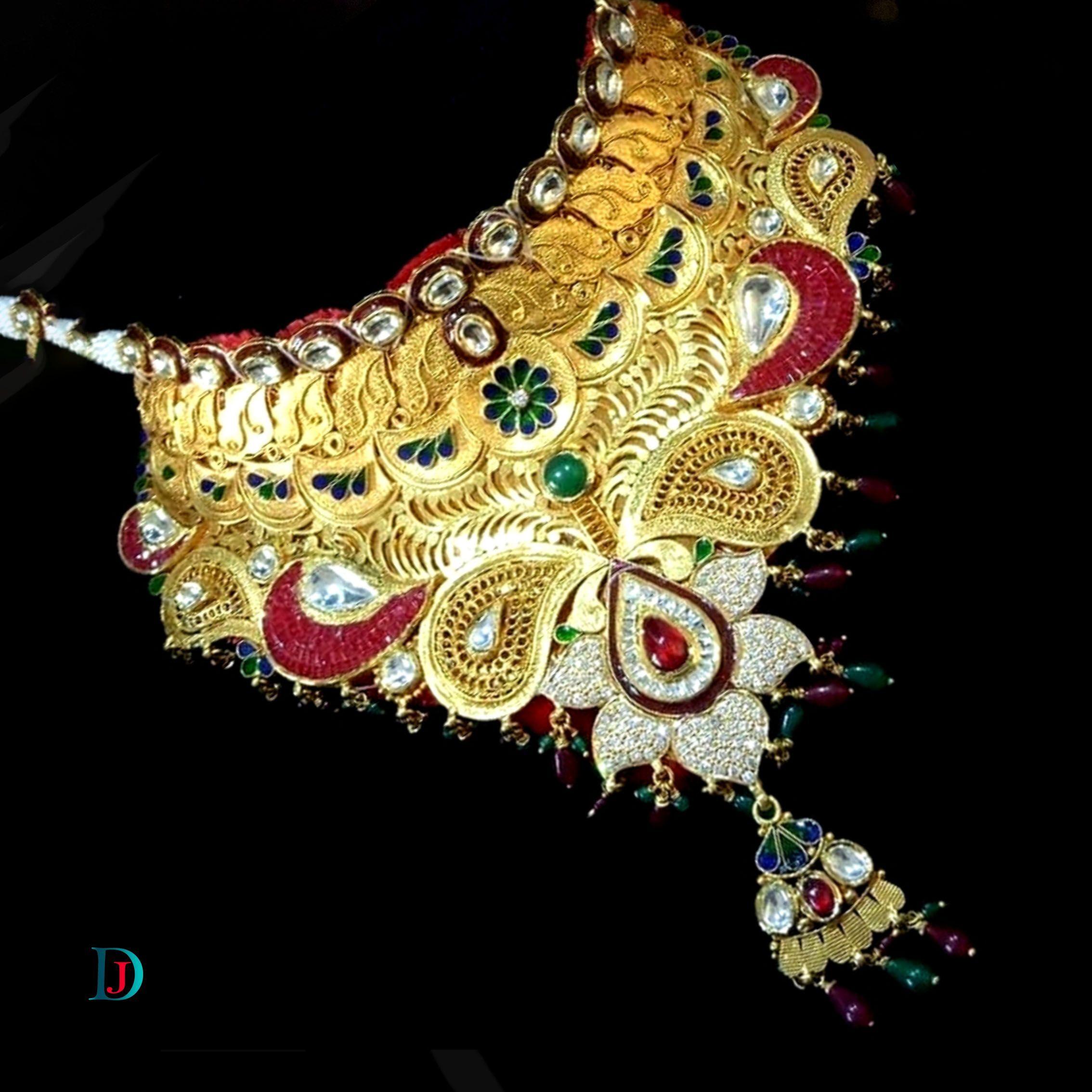 New and Latest Design of Desi Indian Rajasthani Gold Jodha-Haar 