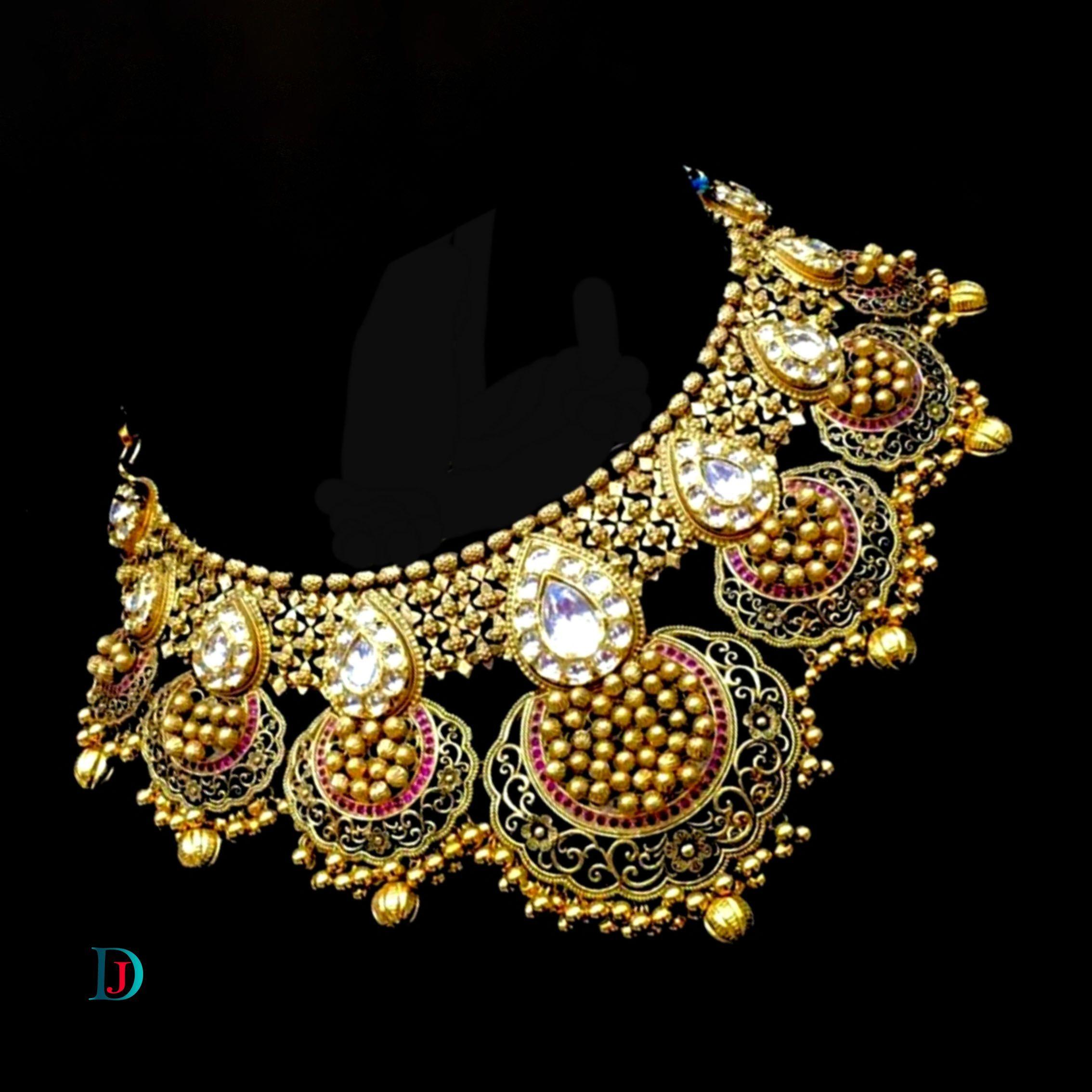 New and Latest Design of Desi Indian Rajasthani Gold Jodha-Haar 