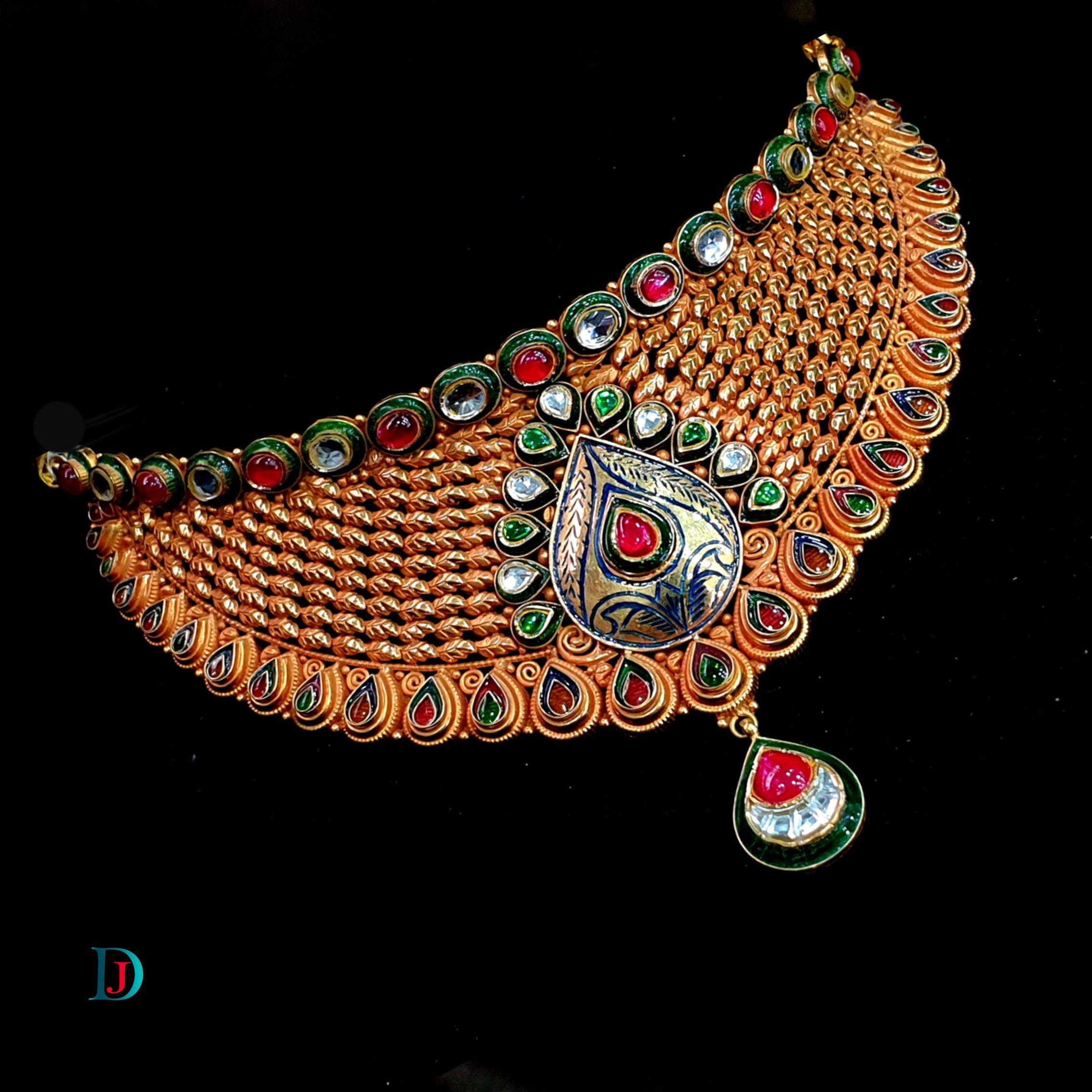 New and Latest Design of Desi Indian Rajasthani Gold Jodha-Haar 