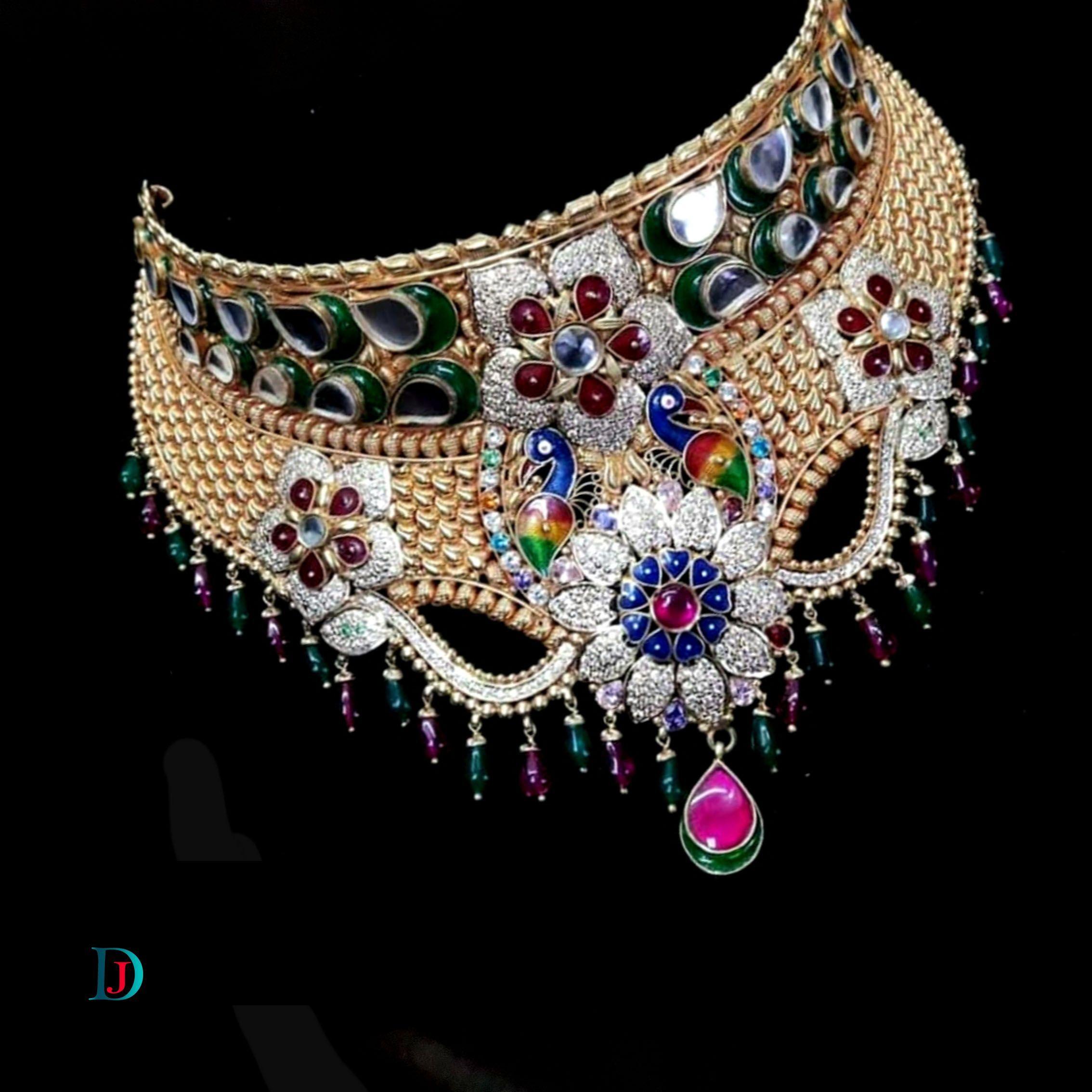New and Latest Design of Desi Indian Rajasthani Gold Jodha-Haar 