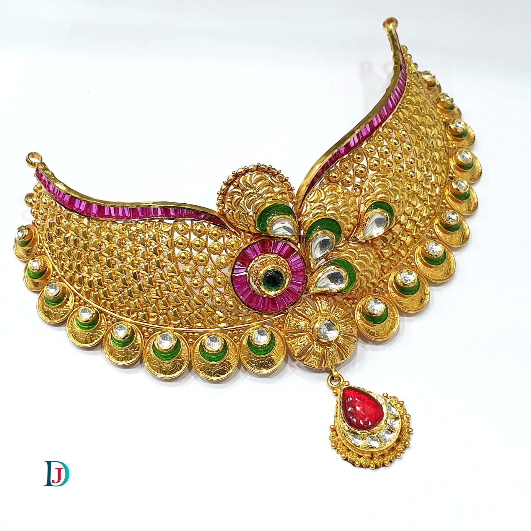 New and Latest Design of Desi Indian Rajasthani Gold Jodha-Haar 