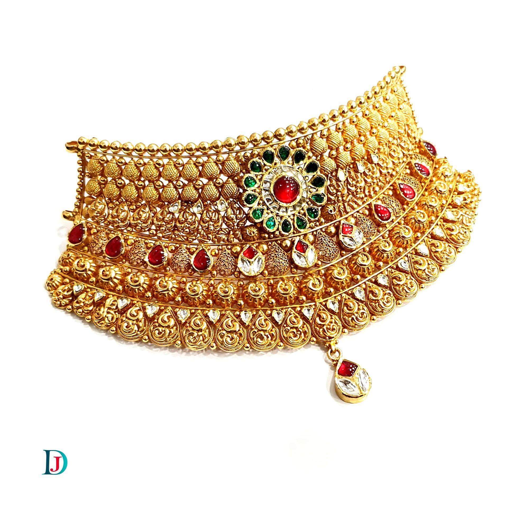 New and Latest Design of Desi Indian Rajasthani Gold Jodha-Haar 