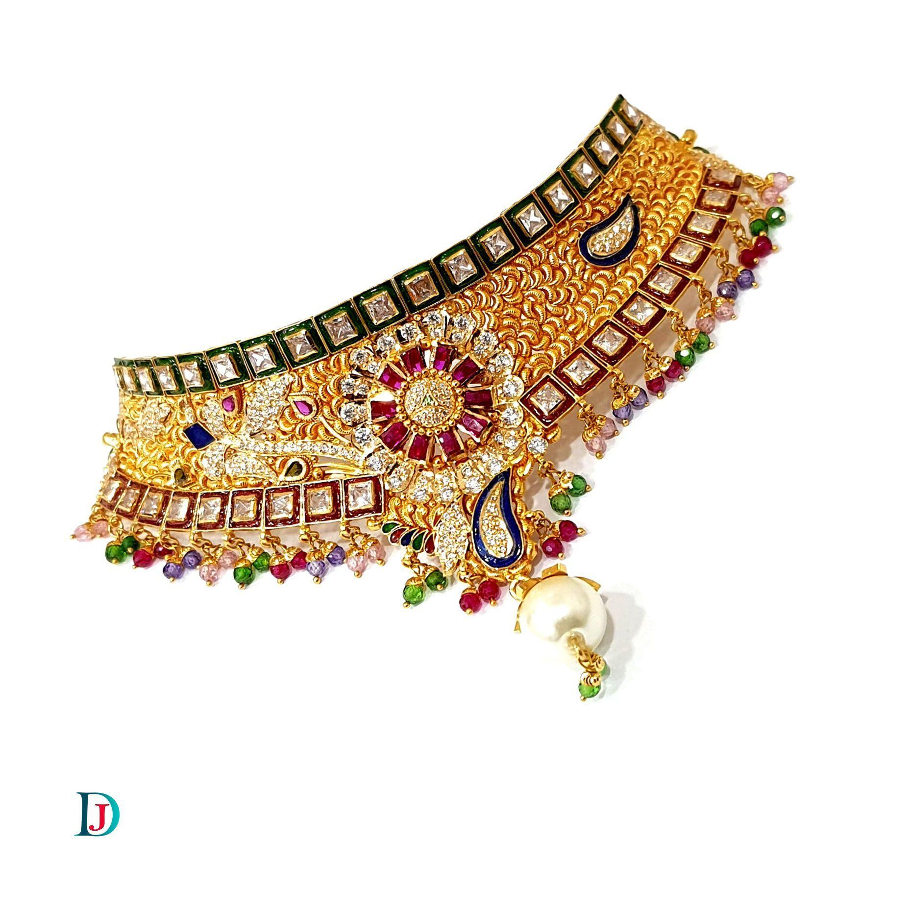 New and Latest Design of Desi Indian Rajasthani Gold Jodha-Haar 