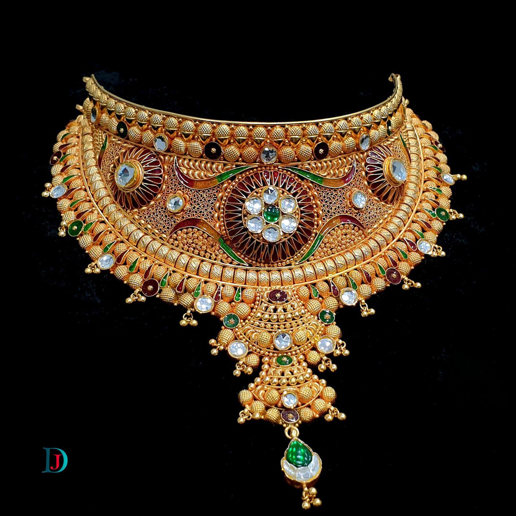 New and Latest Design of Desi Indian Rajasthani Gold Jodha-Haar 
