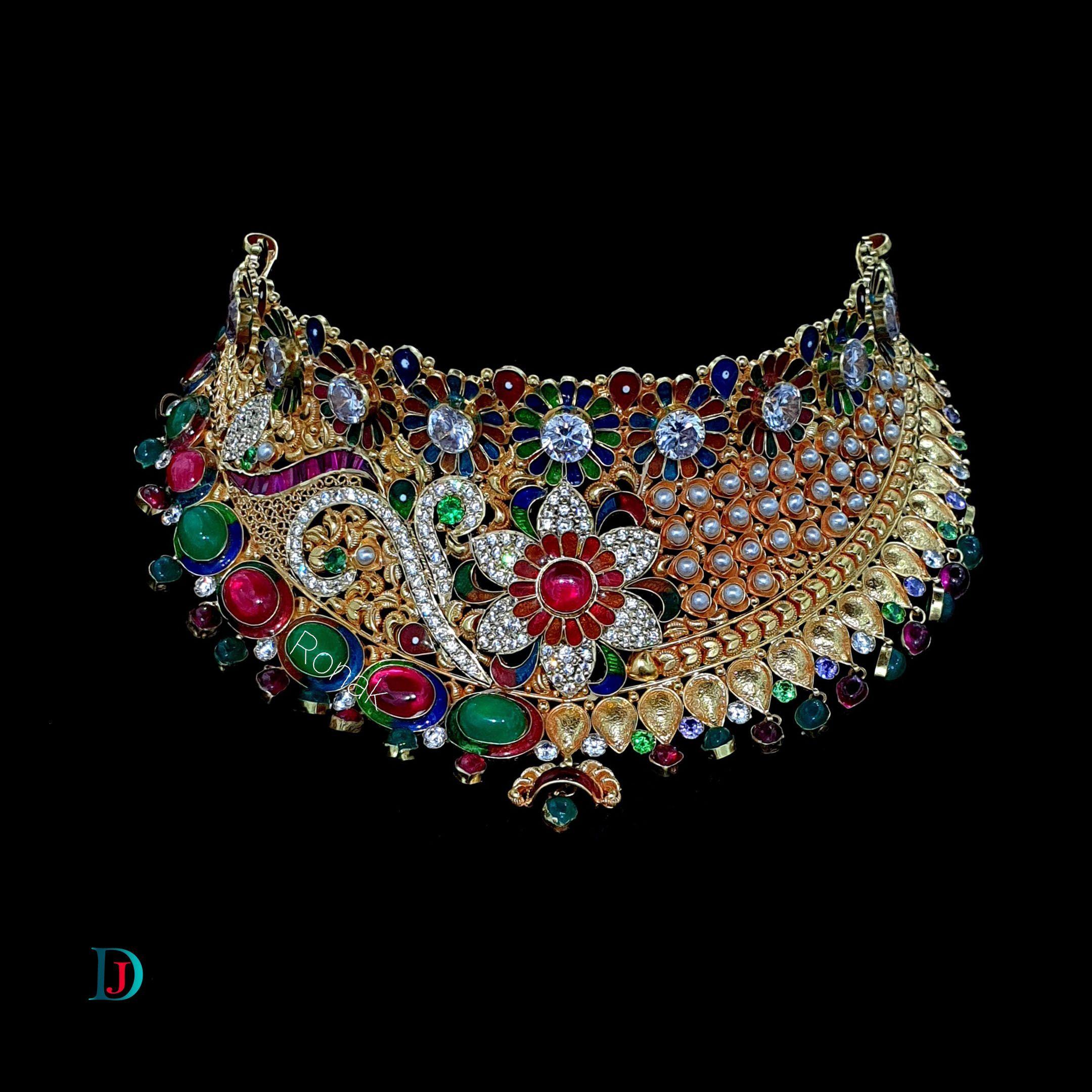 New and Latest Design of Desi Indian Rajasthani Gold Jodha-Haar 