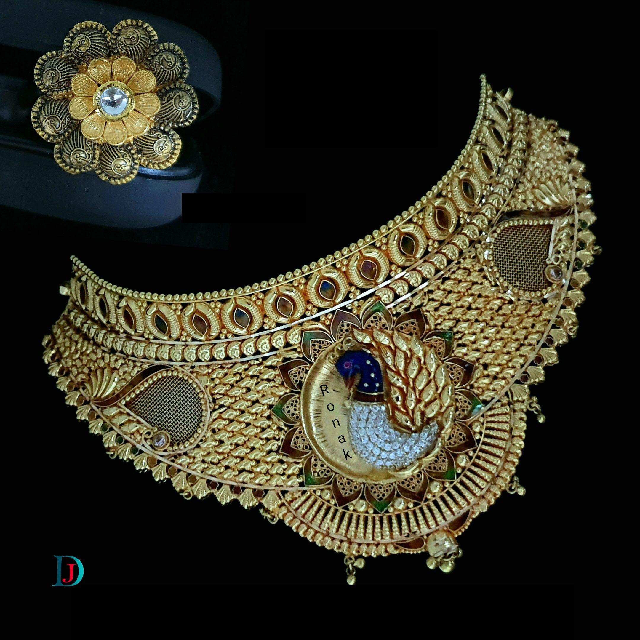 New and Latest Design of Desi Indian Rajasthani Gold Jodha-Haar 