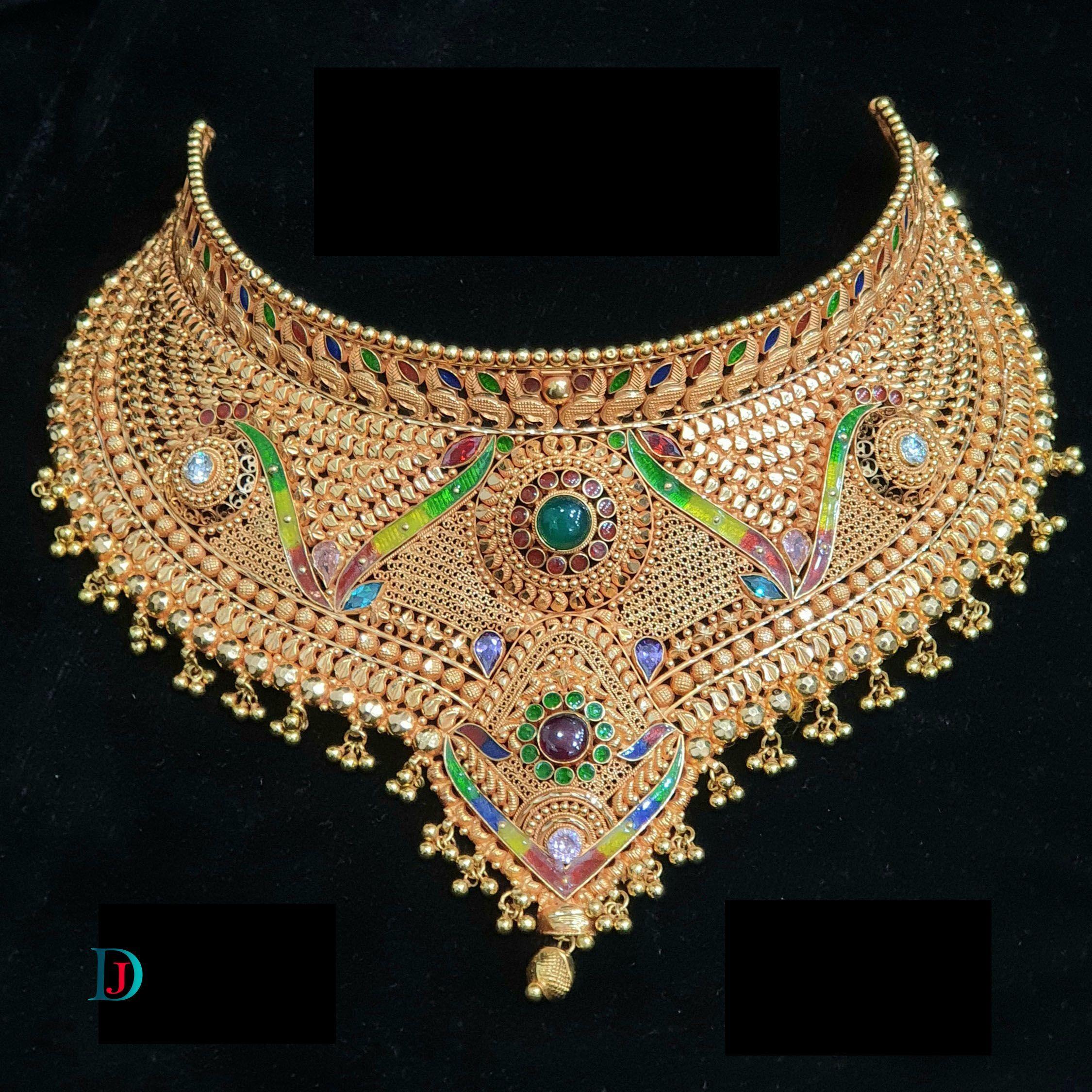 New and Latest Design of Desi Indian Rajasthani Gold Jodha-Haar 