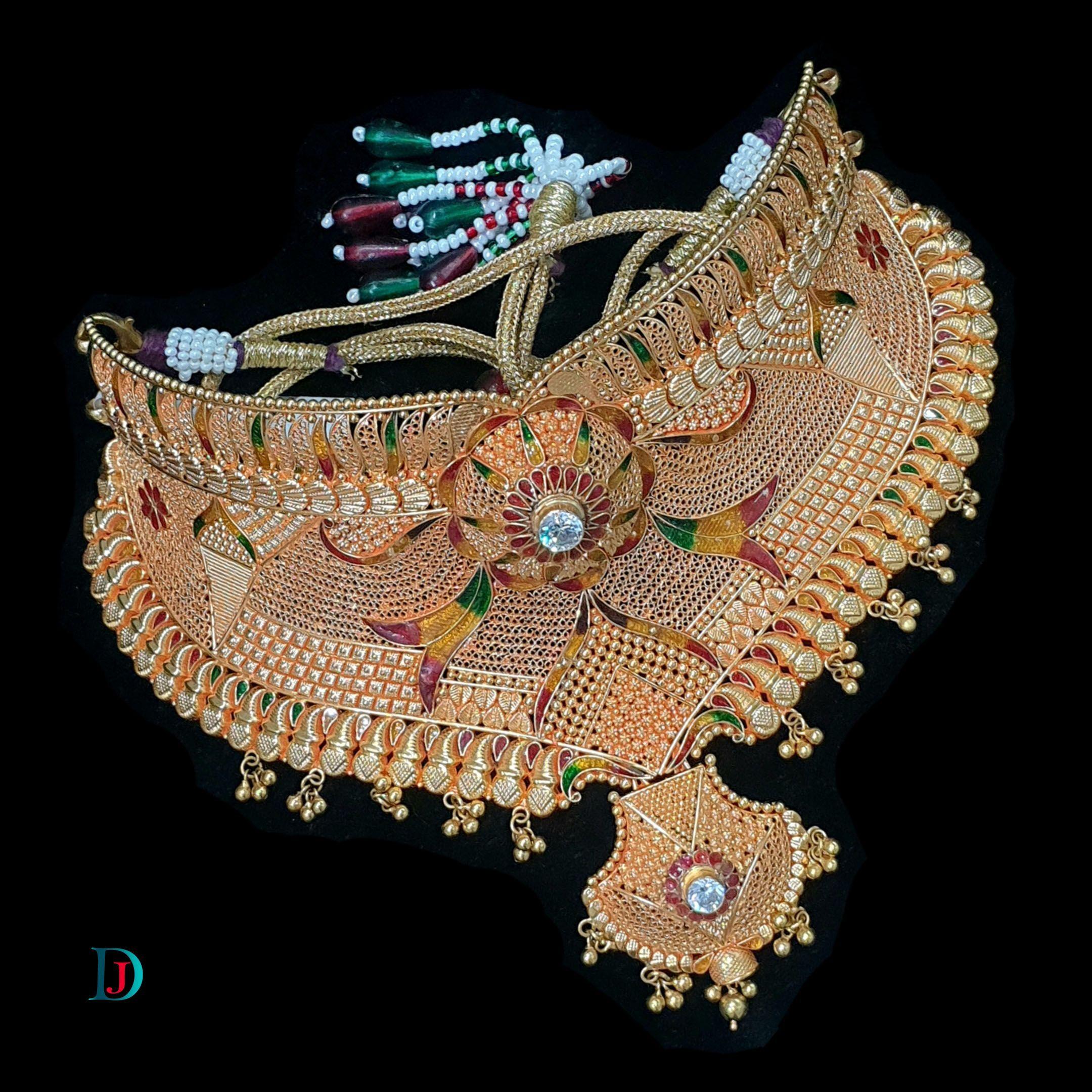 New and Latest Design of Desi Indian Rajasthani Gold Jodha-Haar 