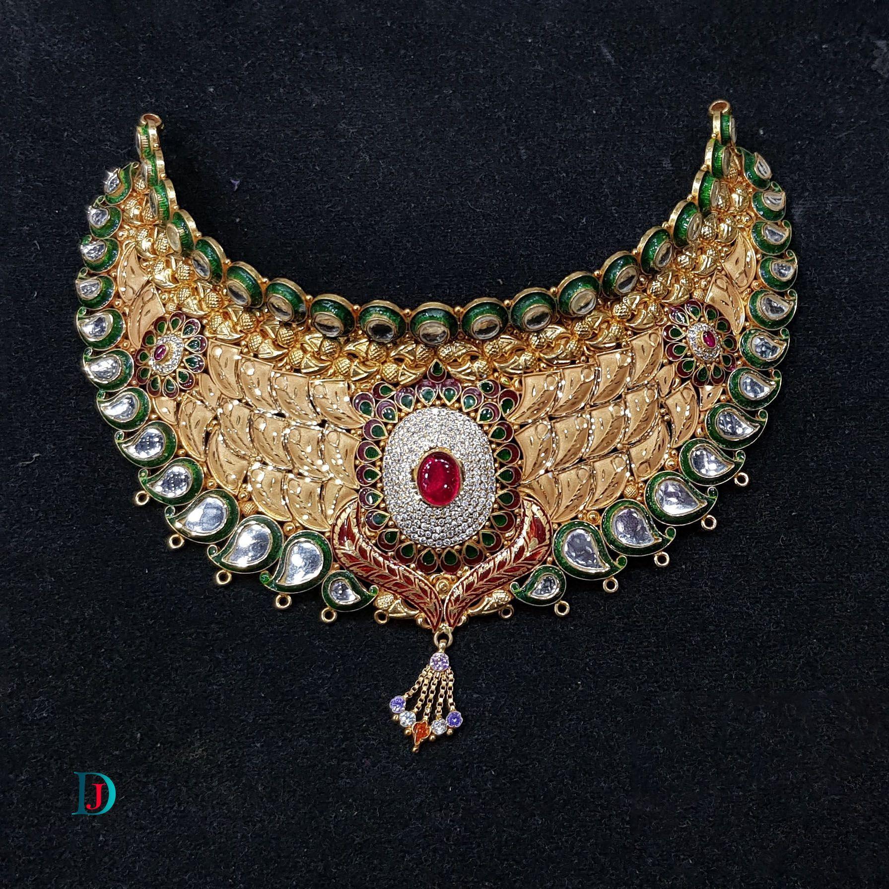 New and Latest Design of Desi Indian Rajasthani Gold Jodha-Haar 