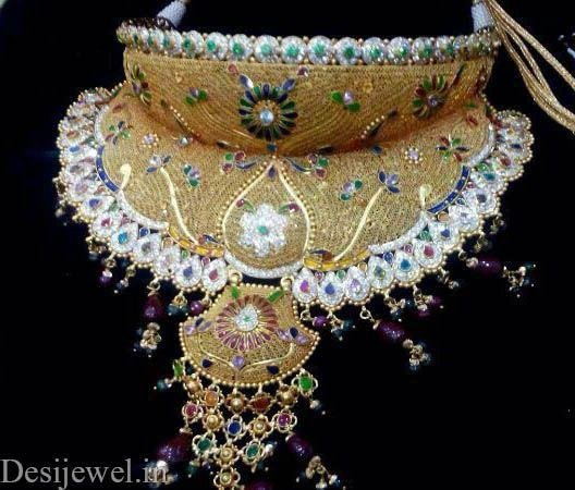 New and Latest Design of Rajasthani Desi gold Jodha-Haar 