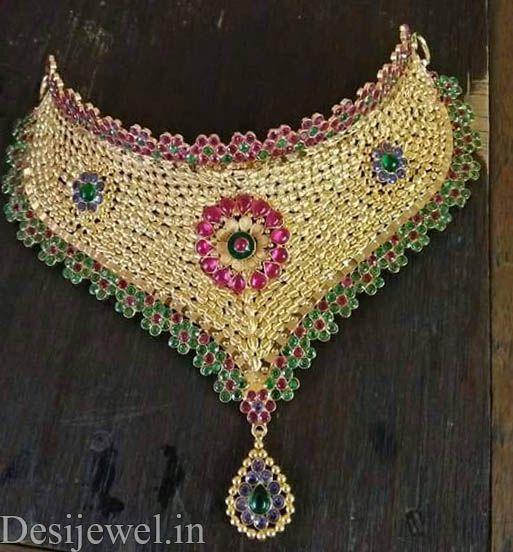 New and Latest Design of Rajasthani Desi gold Jodha-Haar 
