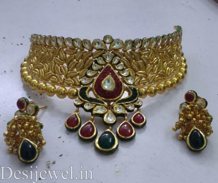 New and Latest Design of Rajasthani Desi gold Jodha-Haar 