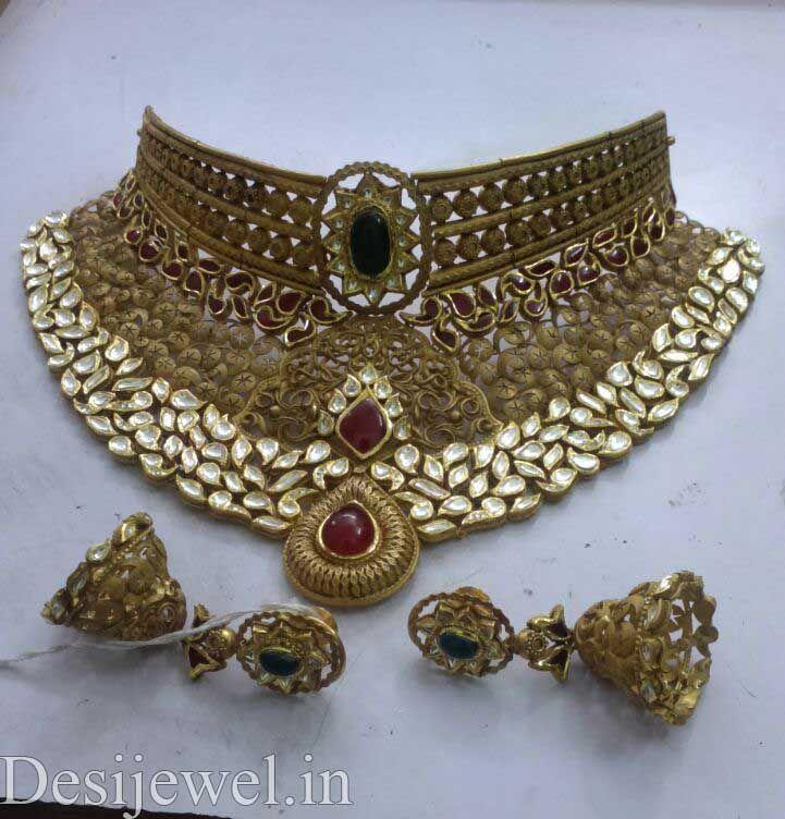 New and Latest Design of Rajasthani Desi gold Jodha-Haar 