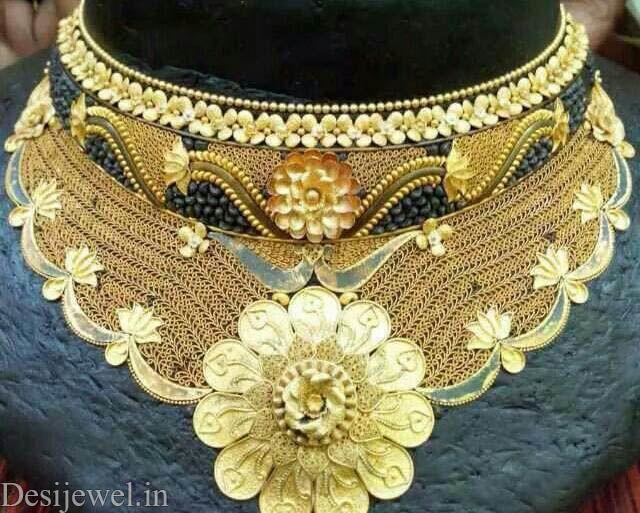 New and Latest Design of Rajasthani Desi gold Jodha-Haar 