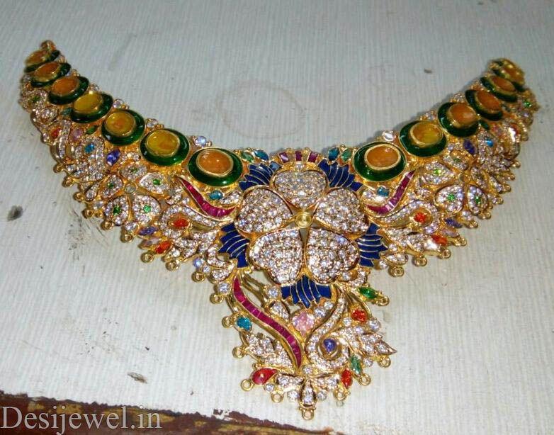 New and Latest Design of Rajasthani Desi gold Jodha-Haar 